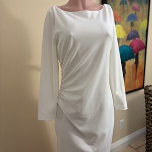 NWT Etcetera (Carlisle) Long sleeve Ivory Dress SIZE 12